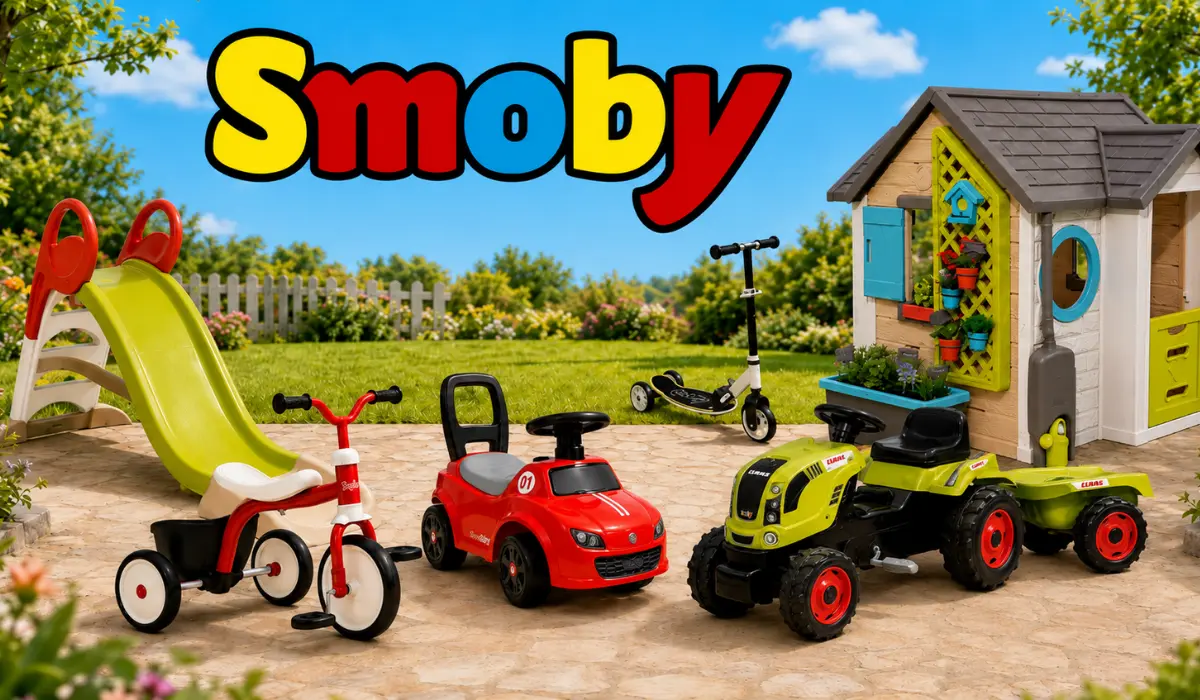 Smoby outdoor toys and brand logo